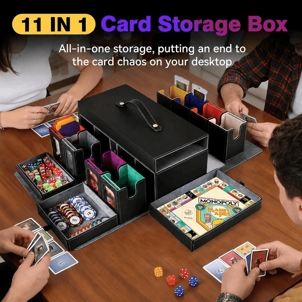 Commander Deck Box for MTG | 11-in-1 Trading Card Storage