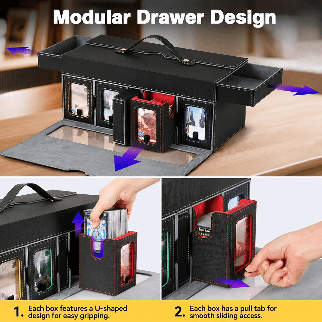 Commander Deck Box for MTG | 11-in-1 Trading Card Storage