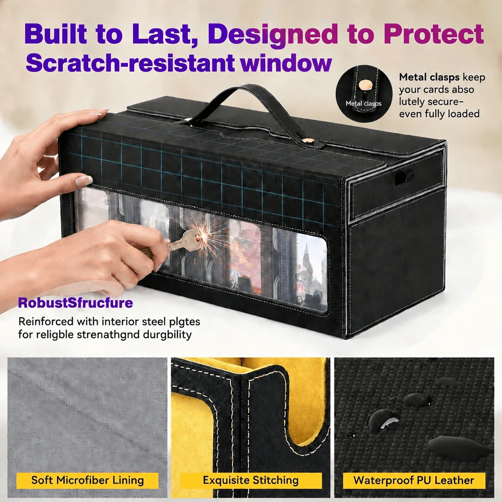 Commander Deck Box for MTG | 11-in-1 Trading Card Storage